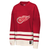 Detroit Red Wings Mitchell & Ness Youth Chainstitch Long Sleeve T-Shirt - Red