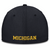 Michigan Wolverines Jordan Brand Dri-FIT Swooshflex Hat - Navy