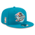 Detroit Pistons New Era Hardwood Classics 9FIFTY Snapback Hat - Teal