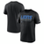 Detroit Lions Nike Sideline Team Issue Repeating Wordmark Performance T-Shirt - Black