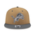 Detroit Lions New Era 9FIFTY 2Tone Snapback Hat - Khaki/Gray