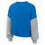 Detroit Lions Nike Women's Oversized Color-Block Pullover Sweatshirt - Blue/Gray