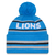 Detroit Lions New Era Classic Knit Hat - Blue