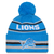 Detroit Lions New Era Classic Knit Hat - Blue