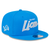 Detroit Lions New Era Script 9FIFTY Snapback Hat - Blue