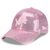 Detroit Lions New Era Women's Sequin 9FORTY Adjustable Hat - Pink