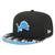Detroit Lions New Era Youth Flame 9FIFTY Snapback Hat - Black