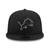 Detroit Lions New Era Youth Classic Trucker 9FIFTY Snapback Hat - Black