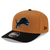 Detroit Lions New Era 2Tone 9SEVENTY Stretch-Snap Hat - Light Bronze/Black
