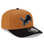 Detroit Lions New Era 2Tone 9SEVENTY Stretch-Snap Hat - Light Bronze/Black