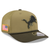 Detroit Lions New Era 2025 Salute to Service Trucker Stretch-Snap Hat - Green