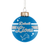 Detroit Lions FOCO Glass Ball Ornament