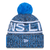Detroit Lions New Era 2025 Sideline Cold Weather Cuffed Knit Hat with Pom - Blue