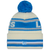 Detroit Lions Classic Cuffed Knit Hat with Pom - Chrome/Blue