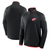 Detroit Red Wings Fanatics Authentic Pro Rink Training Quarter-Zip Pullover - Black