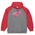 Detroit Red Wings Mitchell & Ness Winning Streak Pullover Hoodie - Gray/Red