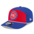 Detroit Pistons New Era Split Panel 9SEVENTY Stretch-Snap Hat - Blue