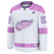 Moritz Seider Detroit Red Wings Fanatics 2025 Hockey Fights Cancer Practice Jersey - White