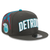 Detroit Pistons New Era 2025 City Edition 9FIFTY Snapback Hat - Charcoal