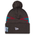 Detroit Pistons New Era 2025-26 City Edition Cuffed Knit Hat w/ Pom - Charcoal