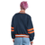 Detroit Tigers Starter Women's Interception Full-Snap Varsity Jacket - Navy