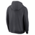 Detroit Tigers Nike Primetime Lockup Full-Zip Hoodie - Charcoal