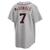 Kevin McGonigle Detroit Tigers Nike Road Replica Jersey - Gray