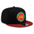Detroit Pistons New Era Throwback 9FIFTY Snapback Hat - Black