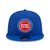 Detroit Pistons New Era Basic 9FIFTY Snapback Hat - Blue