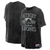 Detroit Lions New Era Women's Throwback Oversized T-Shirt - Black