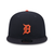 Detroit Tigers New Era Road 9FIFTY Snapback Hat-Navy