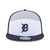 Detroit Tigers New Era Block Split Panel Trucker 9FIFTY Snapback Hat - Navy
