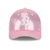 Detroit Tigers New Era Kid's Sequin M-Crown 9FORTY Adjustable Hat- Pink