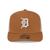 Detroit Tigers Light New Era Evergreen 9SEVENTY Trucker Stretch-Snap Hat- Light Bronze