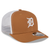 Detroit Tigers Light New Era Evergreen 9SEVENTY Trucker Stretch-Snap Hat- Light Bronze