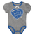 Detroit Lions Outerstuff Infant Star Power 2 Piece Body Suit Set - Blue/Gray