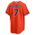Kevin McGonigle Detroit Tigers Nike Alternate Home Stadium Jersey - Orange