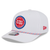 Detroit Pistons New Era Multi Rope 9SEVENTY Stretch-Snap Hat - White