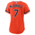 Kevin McGonigle Detroit Tigers Nike Women's Alternate Home Stadium Jersey - Orange