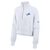 Detroit Lions Nike Women's Oversized Phoenix Fleece Cropped Half-Zip Sweatshirt - White