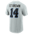 Amon-Ra St Brown Detroit Lions Nike 2026 Rivalries Collection Player Name & Number T-Shirt - Silver