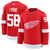 Emmitt Finnie Detroit Red Wings Fanatics Home Premium Jersey - Red