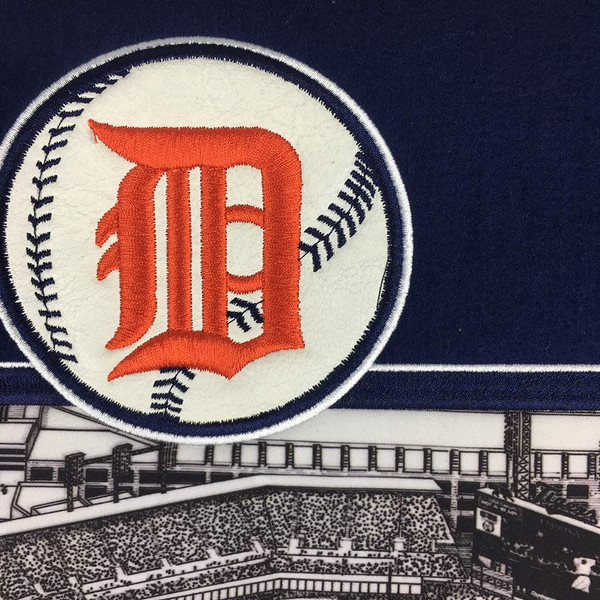 Vintage 1984 Baseball World Series Detroit Tigers Leather Wool