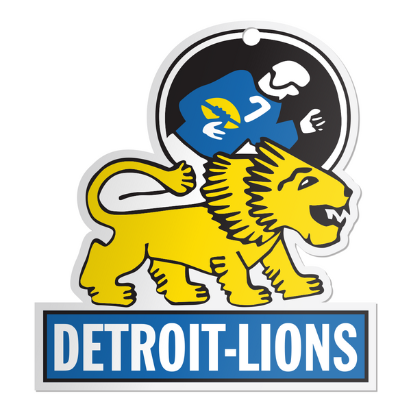 Detroit Lions Authentic Street Signs Throwback 1952 Team Logo Steel Magnet