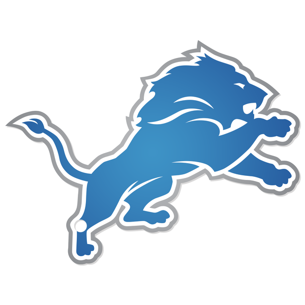 Authentic Street Signs Detroit Lions Team Logo Steel Magnet