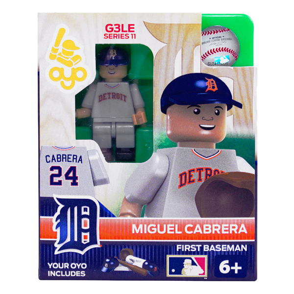 OYO Sportstoys Detroit Tigers Miguel Cabrera Cooperstown Jersey Collectible Figurine - Generation 3