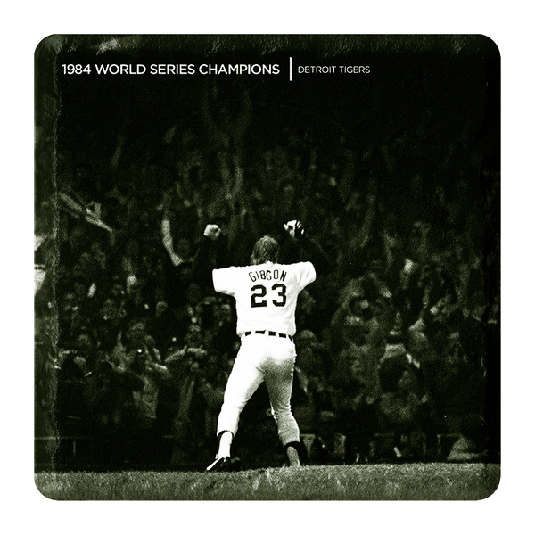 Kirk Gibson 1984 World Series Champ Stone Tile Coaster