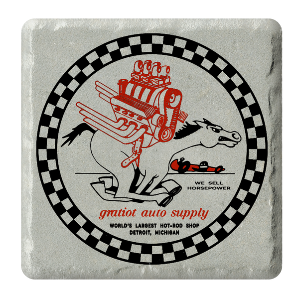 Gratiot Auto Supply Stone Tile Coaster