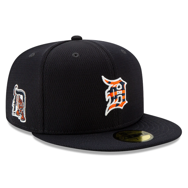 New Era Detroit Tigers Navy 59Fifty 2021 Batting Practice Fitted Hat