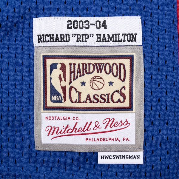 Mitchell & Ness Detroit Pistons Royal Richard Hamilton Swingman Jersey